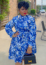 Load image into Gallery viewer, Hey Pretty Lady Dress (Blue)