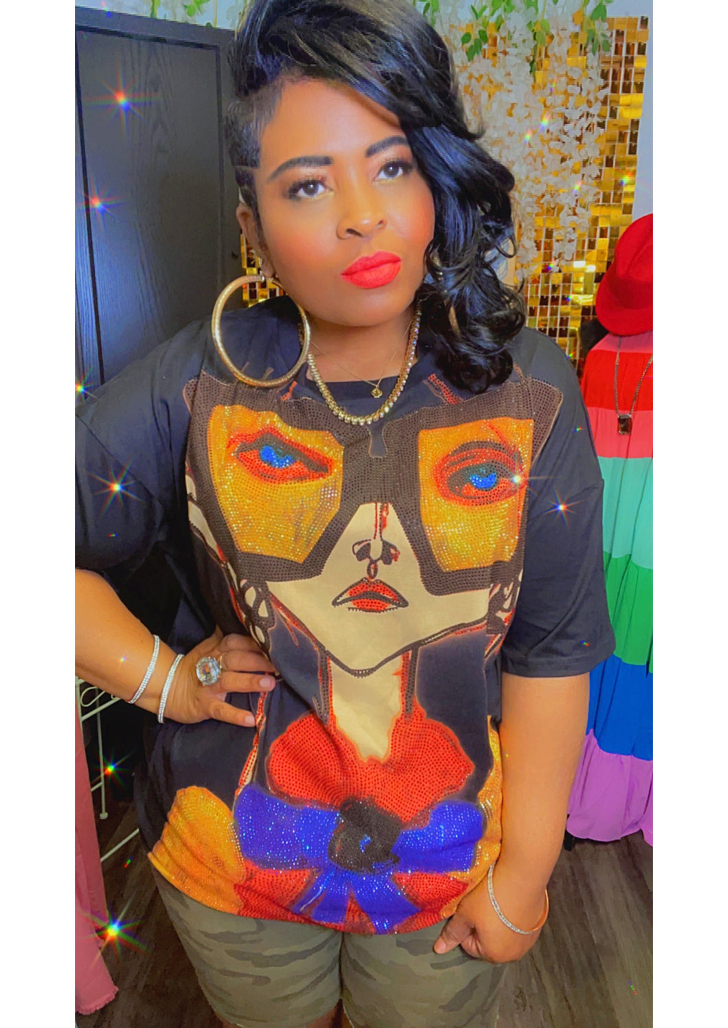 She’s Fabulous Tee -Black