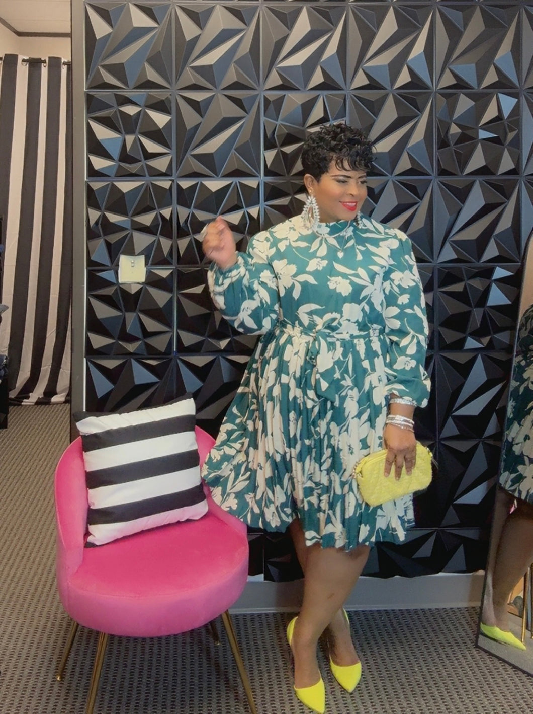 Lady in Spring Dress -Green