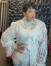 Load image into Gallery viewer, Cutting Up in Lace Top