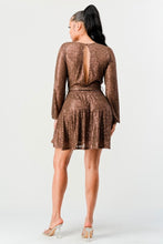 Load image into Gallery viewer, Ms. Cocoa Glitter Dress