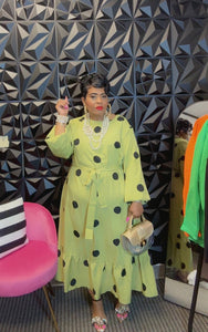 Spring Duchess Dots Dress