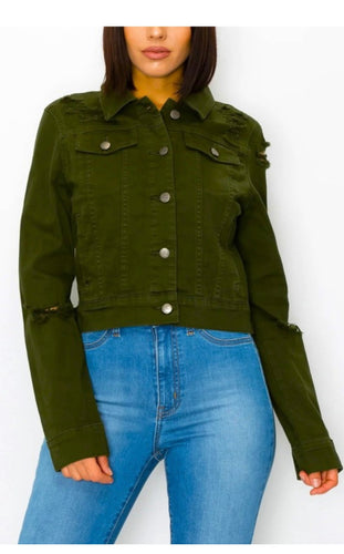 Jackie O Jacket Green