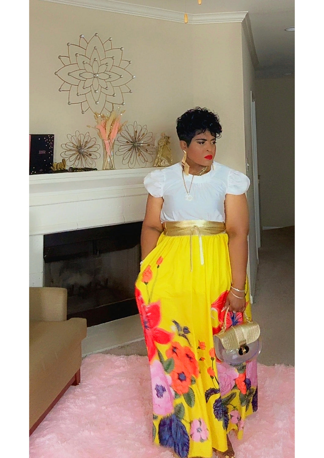 Flowers In Springtime Skirt