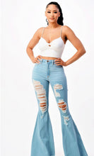 Load image into Gallery viewer, The Flaring Distressed Jean