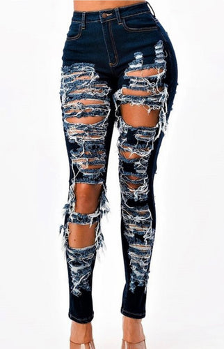 Rip it Baby Jean (Dark Denim)
